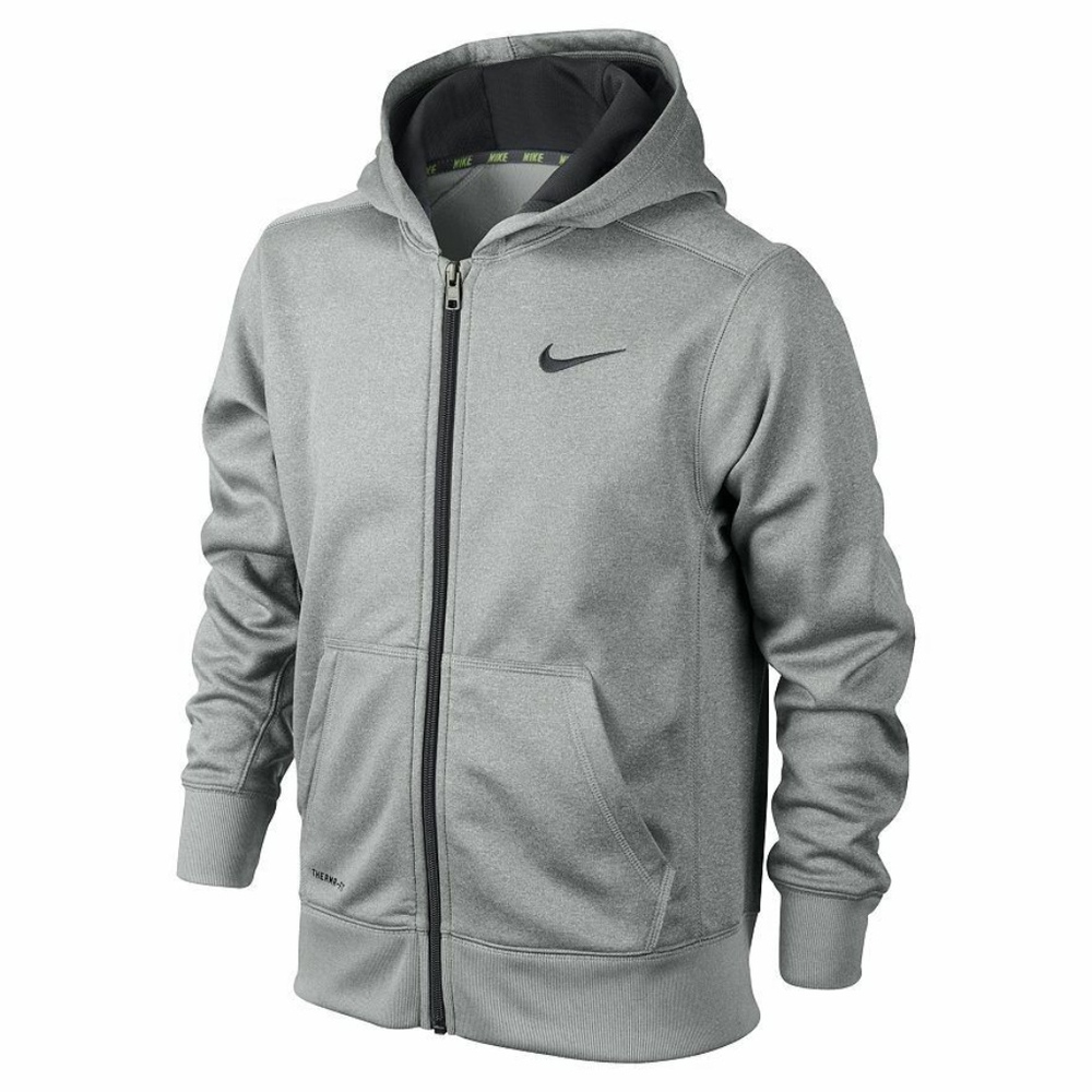 Nike Boy's Therma-Fit Zip Up Pullover Hoodie Sz M